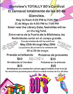 Glenview Carnival Flyer